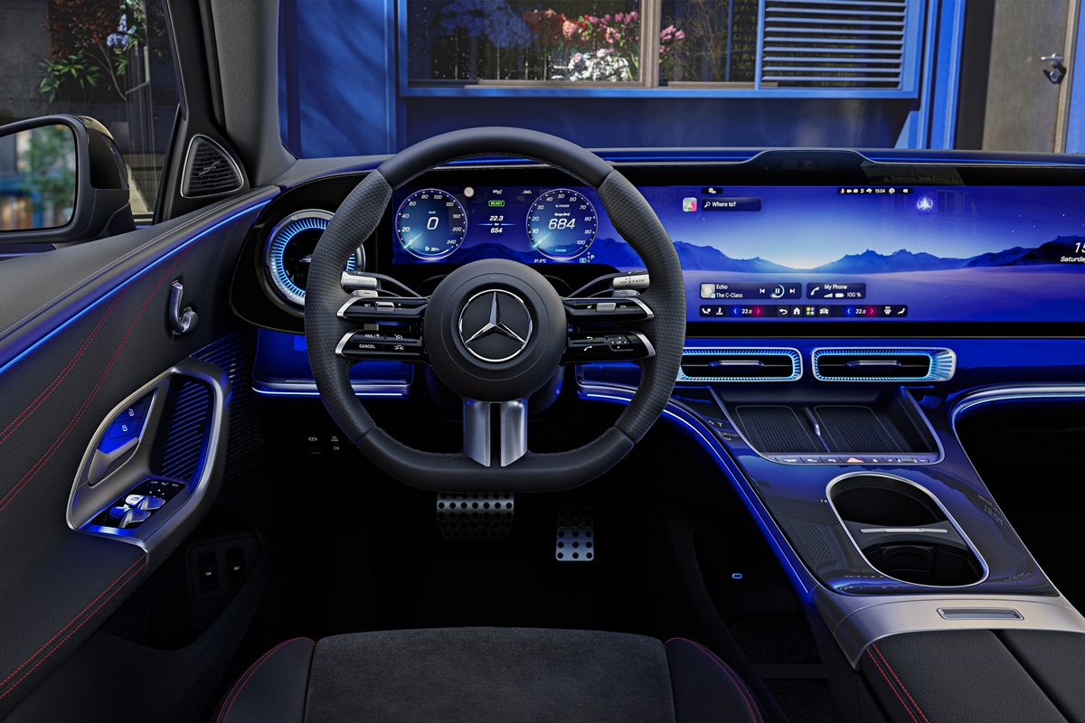 Mercedes-Benz показав салон електричного C-Class перед прем&rsquo;єрою